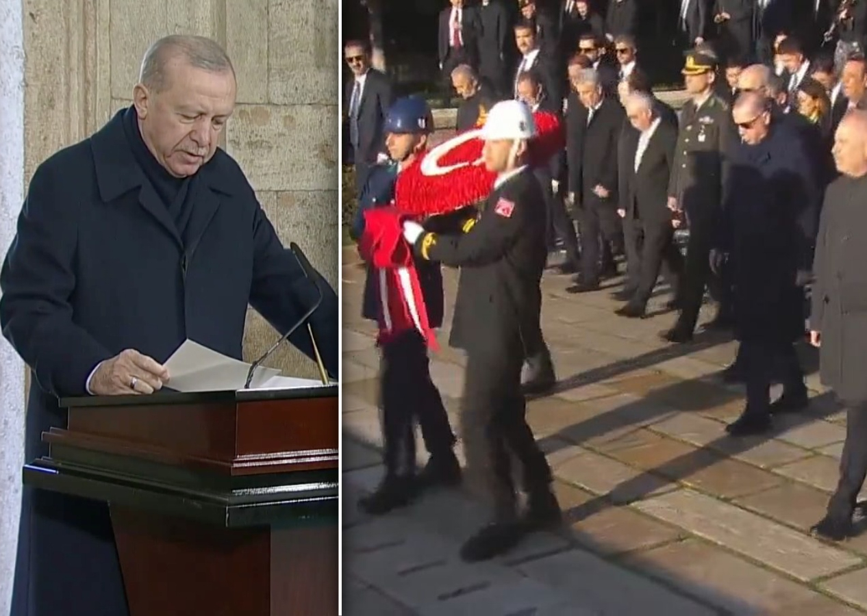 Ata'nın vefatının 87'nci yılı... Cumhurbaşkanı Erdoğan ve devlet erkanı Anıtkabir’de! "Türkiye küresel bir güç olma yolunda emin adımlarla ilerliyor"