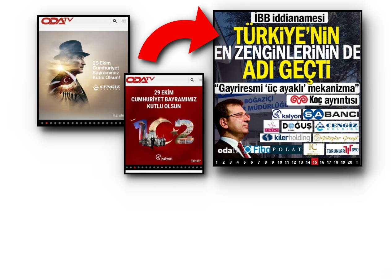 OdaTV: Bir operasyon medyası... 29 Ekim'de milyonluk reklamlar, iddianame çıkınca hedef tahtası!