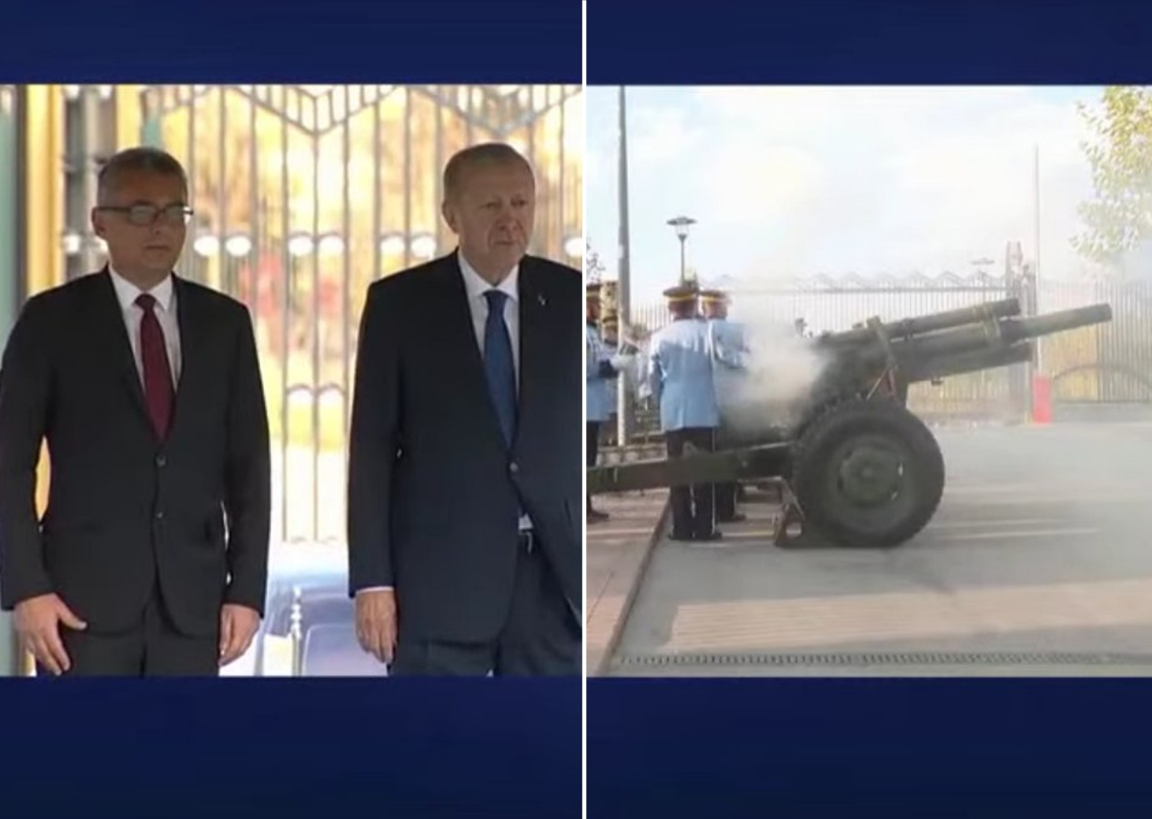 KKTC lideri Ankara'da: Cumhurbaşkanı Erdoğan, Tufan Erhürman'ı resmi törenle karşıladı!
