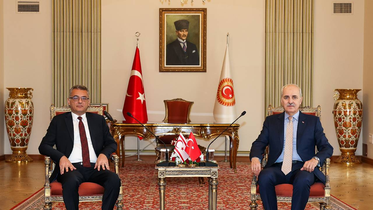 KKTC Cumhurbaşkanı Erhürman Türkiye’de: İlk resmi ziyaret Meclis’te gerçekleşti
