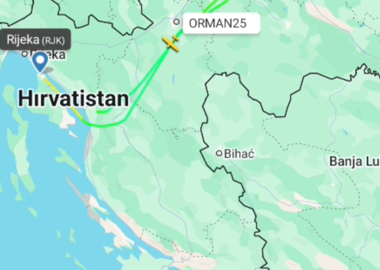 Radar görüntüleri ortaya çıktı! İşte Hırvatistan’da düşen yangın söndürme uçağının son anları!