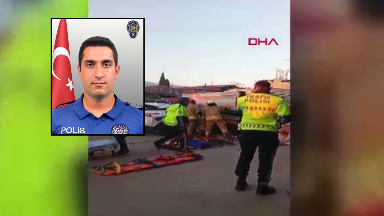 Manisa'dan kahreden haber! Trafik polisi aracı TIR'a çarptı: 1 polis şehit oldu, 1 polis yaralı