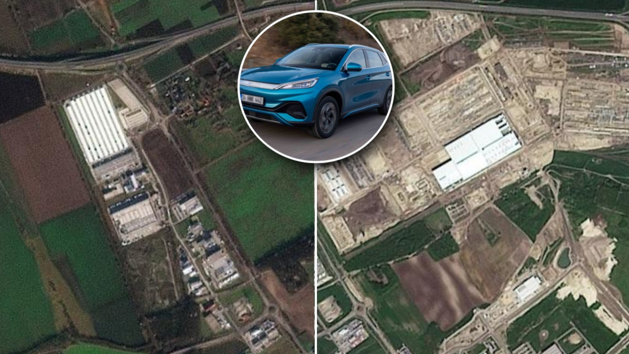BYD Macaristan'da üretime hazırlanıyor, Türkiye’de çivi çakılmadı: Uydu görüntüleri farkı ortaya koydu!