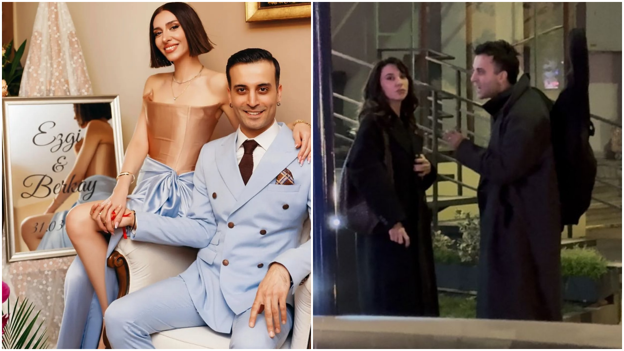 Güldür Güldür'ün sevilen isimlerinden Berkay Tulumbacı ve eşi sokak ortasında birbirine girdi! 'Bıktım senden'
