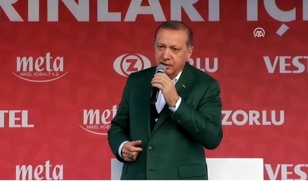 Erdoğan'dan diktatör yanıtı: "Ya, git yat aşağıya!"
