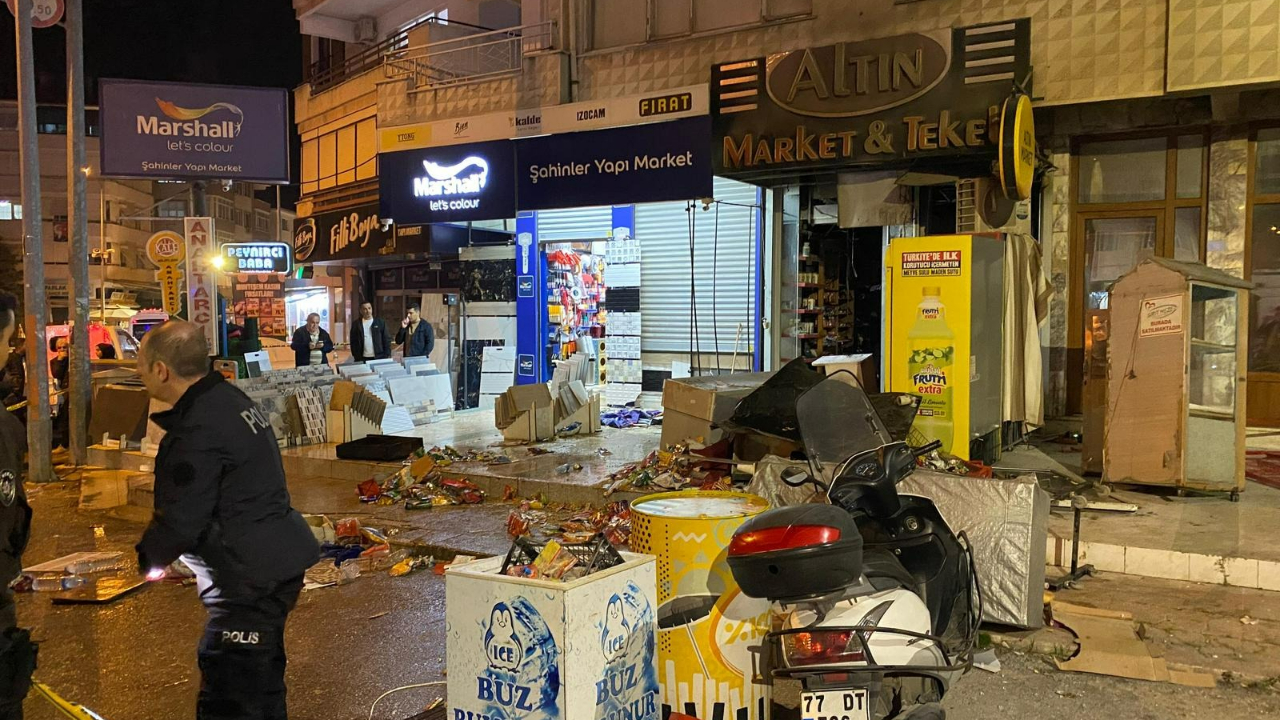Yalova’da şok olay! Tartıştığı babasının dükkanını benzinle ateşe verdi