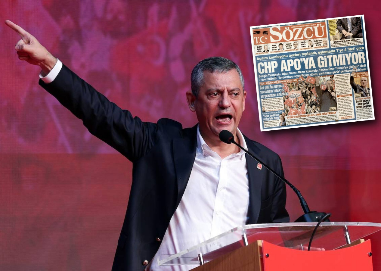 CHP'de İmralı çıkmazı! Sözcü'nün "CHP Apo'ya gitmiyor" manşetini yalanladılar... "Herhangi bir oylama yapılmadı"