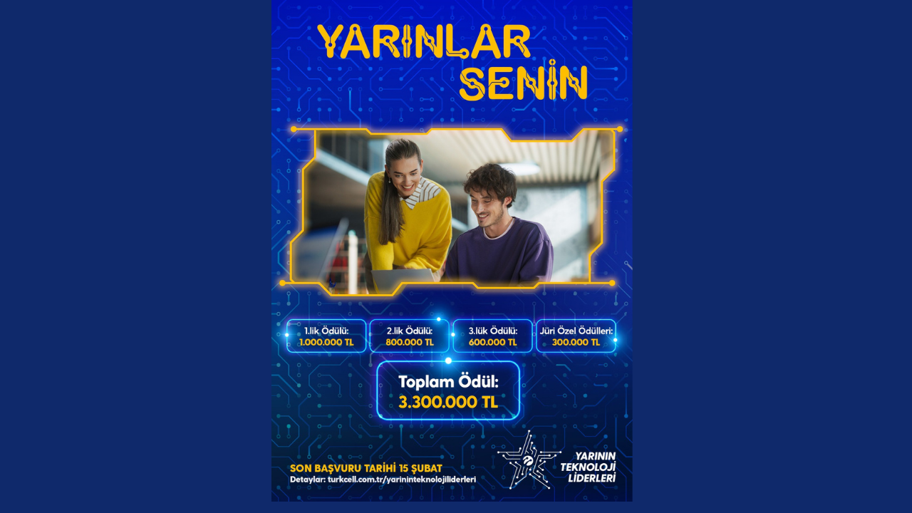 Turkcell'den gençlere davet! “Yarının Teknoloji Liderleri” yarışmasının proje takvimi açıklandı