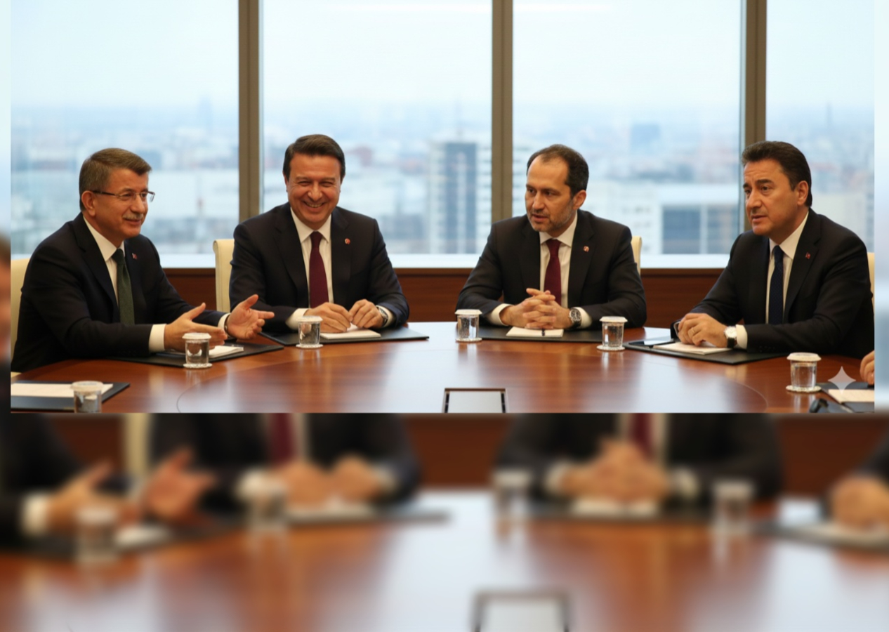 6'lı masa bitti, 4'lü masa mı geliyor? Ahmet Davutoğlu'ndan dikkat çeken çıkış: Saadet–DEVA–Gelecek–Yeniden Refah birleşebilir!
