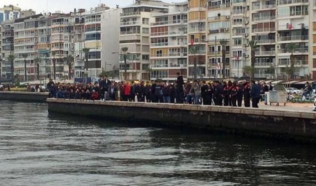 İzmir'de korkunç manzara! Duyan geldi...
