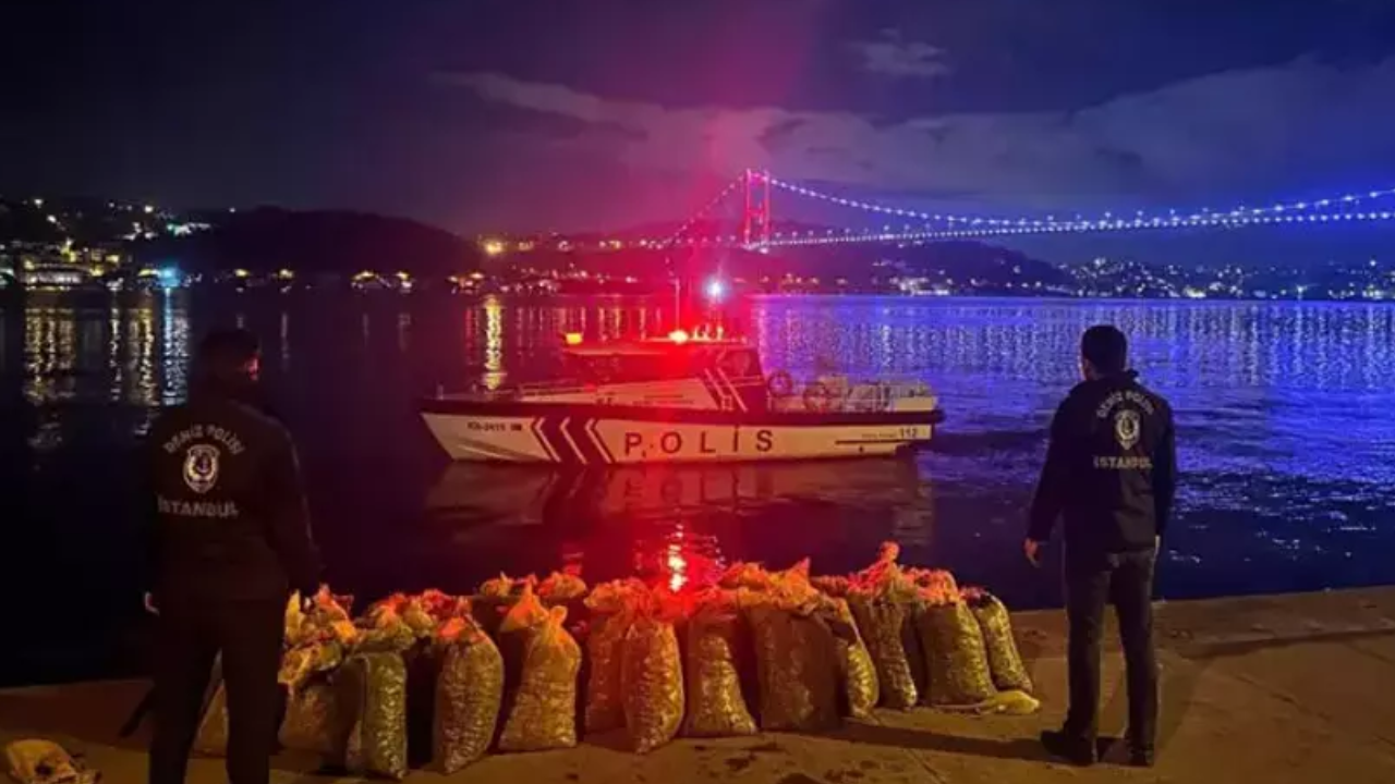İstanbul’da dev operasyon! 2 ton 350 kilogram canlı midye ele geçirildi