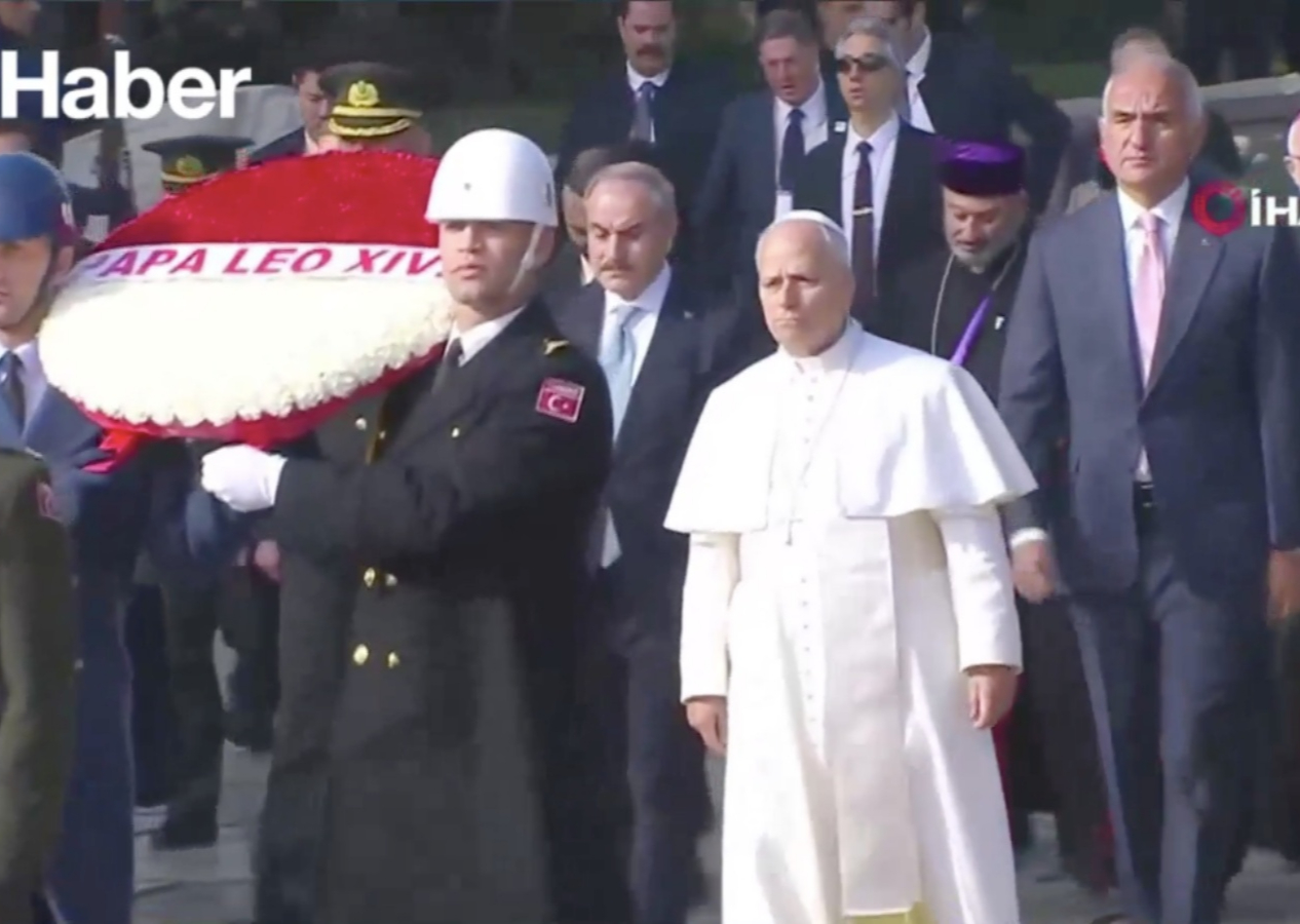 Papa 14. Leo Ankara’da! İlk durak Anıtkabir oldu...