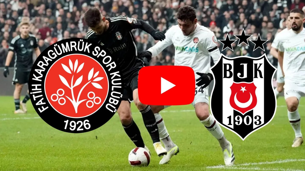 Fatih Karagümrük-Beşiktaş maçı canlı izle Bein Sports 1 şifresiz FKGvBJK canlı maç izle