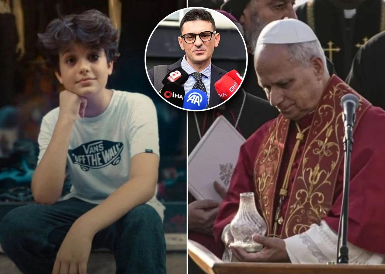 Papa 14. Leo, İstanbul’da Ahmet Minguzzi’nin babasıyla bir araya geldi! "Ahmet, Müslümanların da kardeşlik meleği"