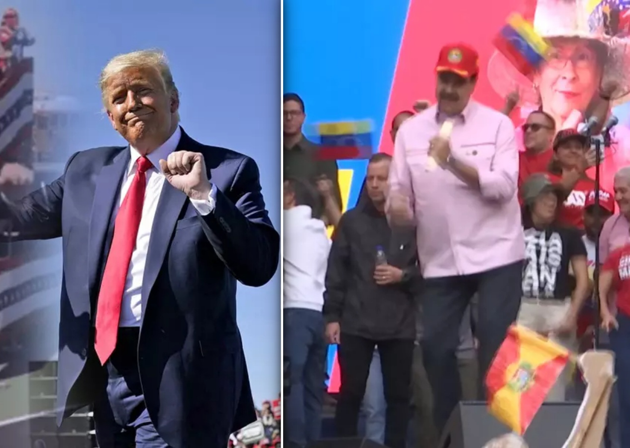 Gerilim tırmanırken Maduro'dan danslı mesaj! Trump'a anlayacağı dilden cevap verdi...