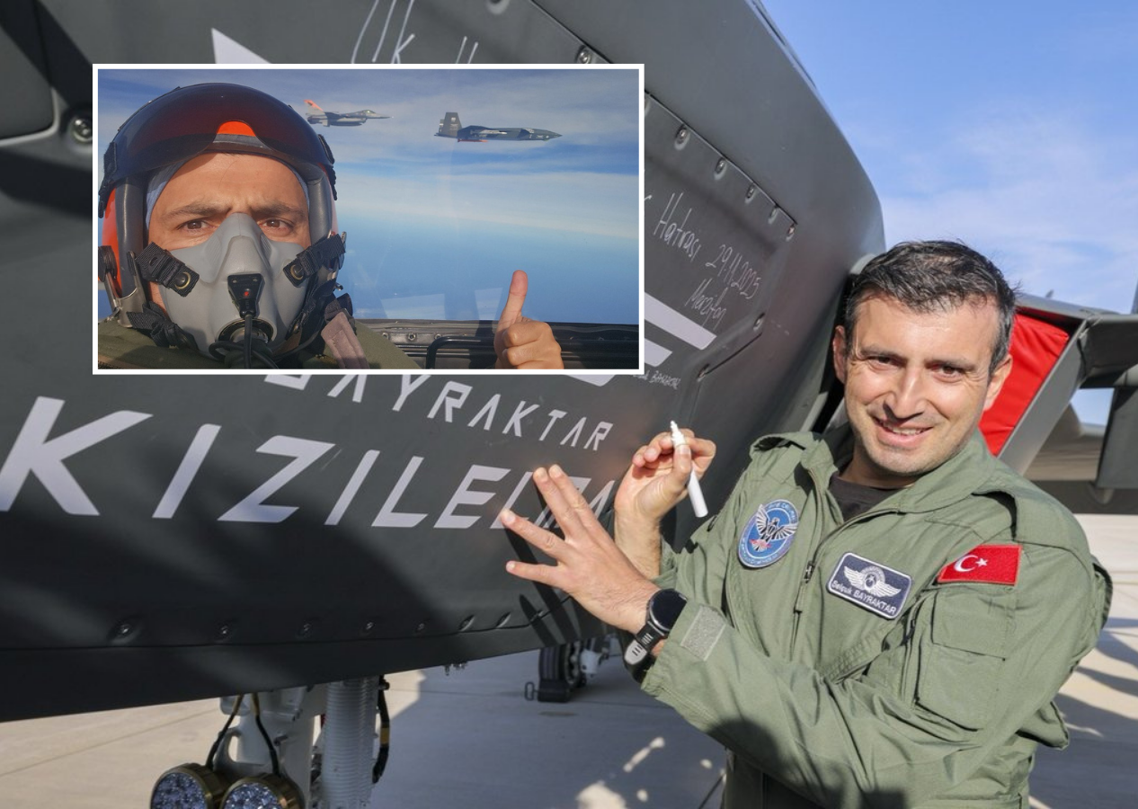 İlk radarlı havadan havaya atış hedefi tam isabet vurmuştu! KIZILELMA ile uçuş yapan Selçuk Bayraktar o anları paylaştı! ''Bu bizim gökyüzündeki hikayemiz''