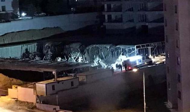 Ankara'da inşaatta göçük oldu! Yaralılar var...