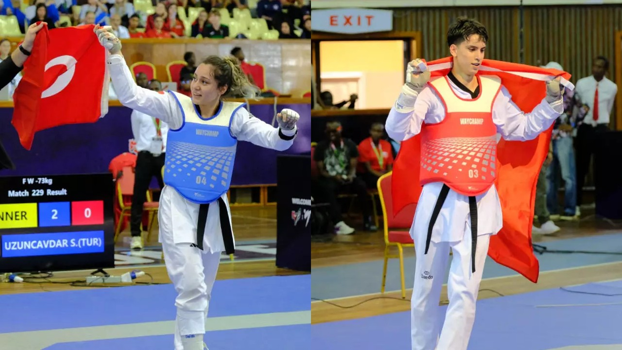 İki milli sporcumuzdan Dünya Şampiyonası'nda altın madalya