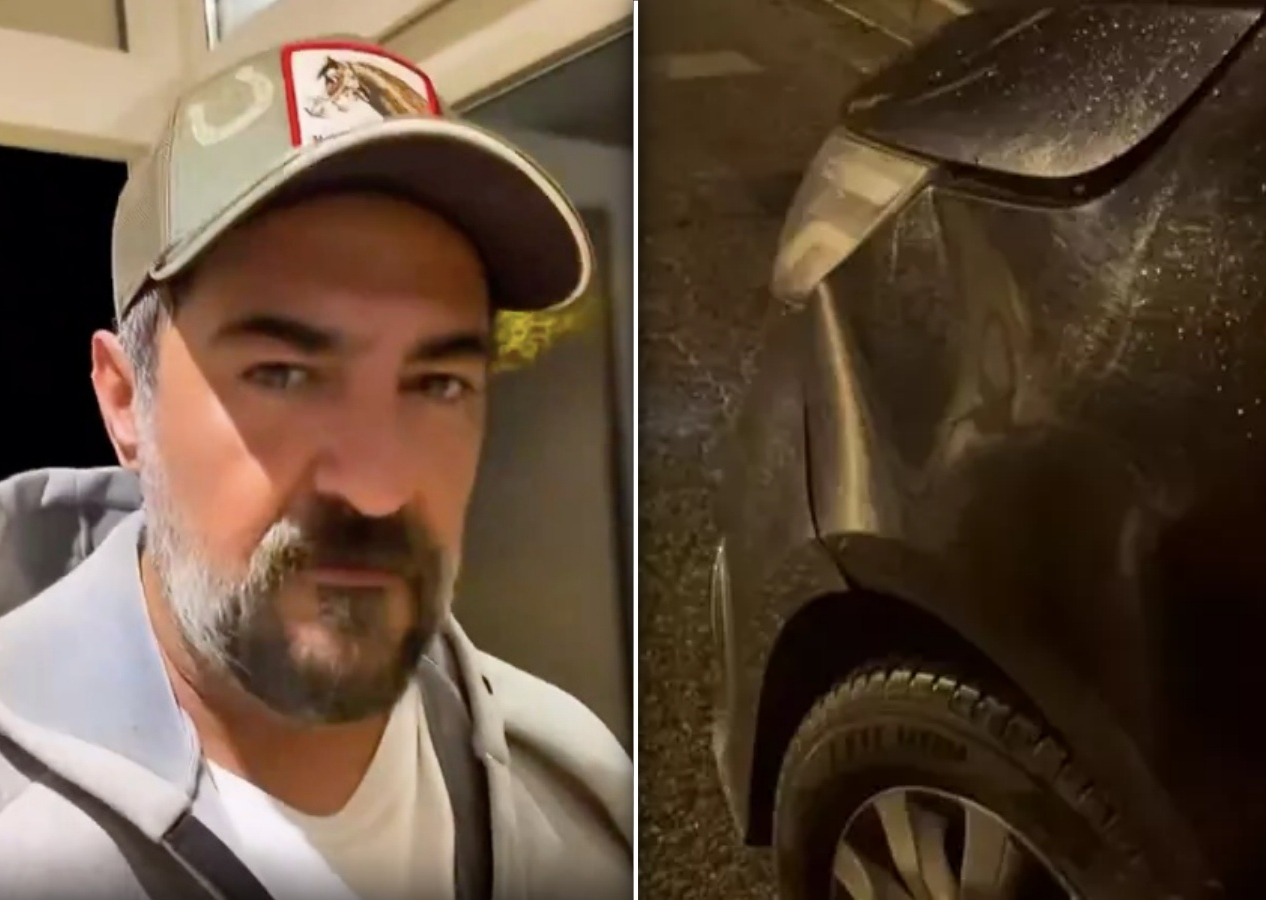 Ünlü oyuncu Celil Nalçakan trafik kazası geçirdi! Görüntüleri kendi paylaştı...