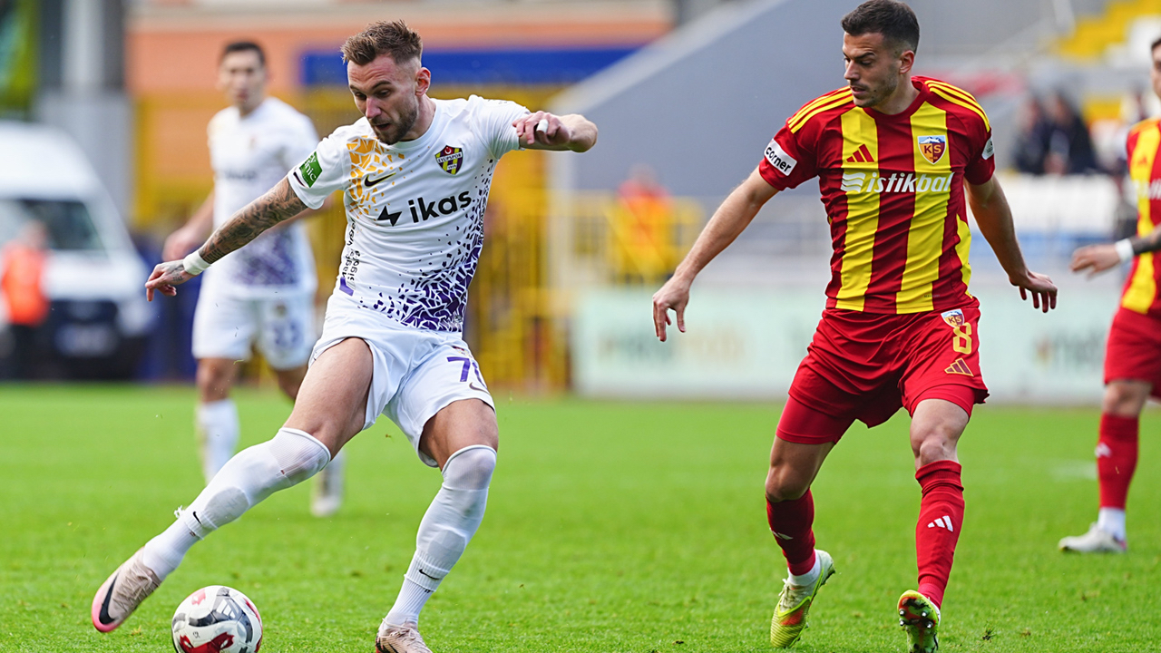 Eyüpspor - Kayserispor maçında kazanan yok