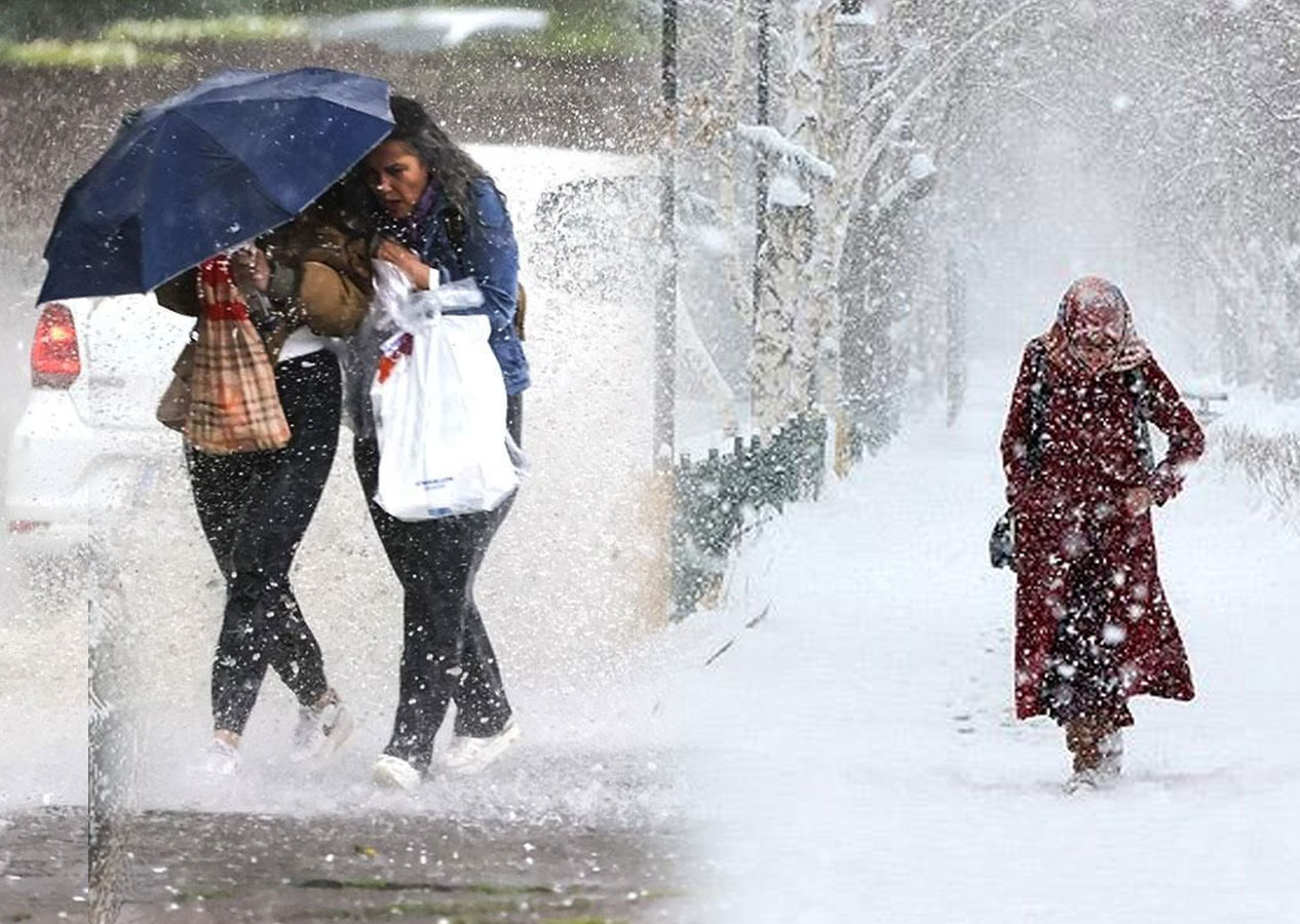 Meteoroloji açıkladı! Sağanak ve kar geliyor