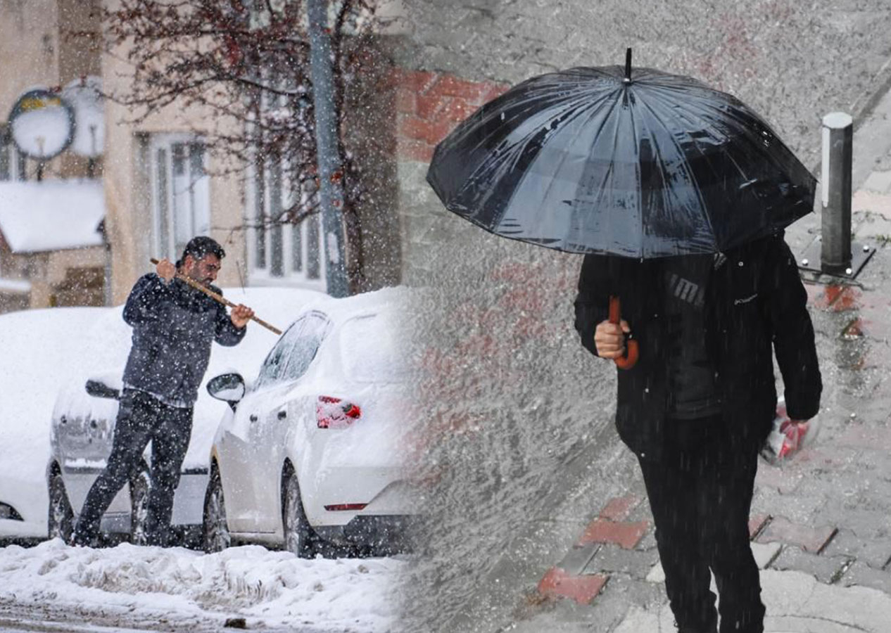 Meteoroloji duyurdu! Birçok il için sağanak ve kar alarmı
