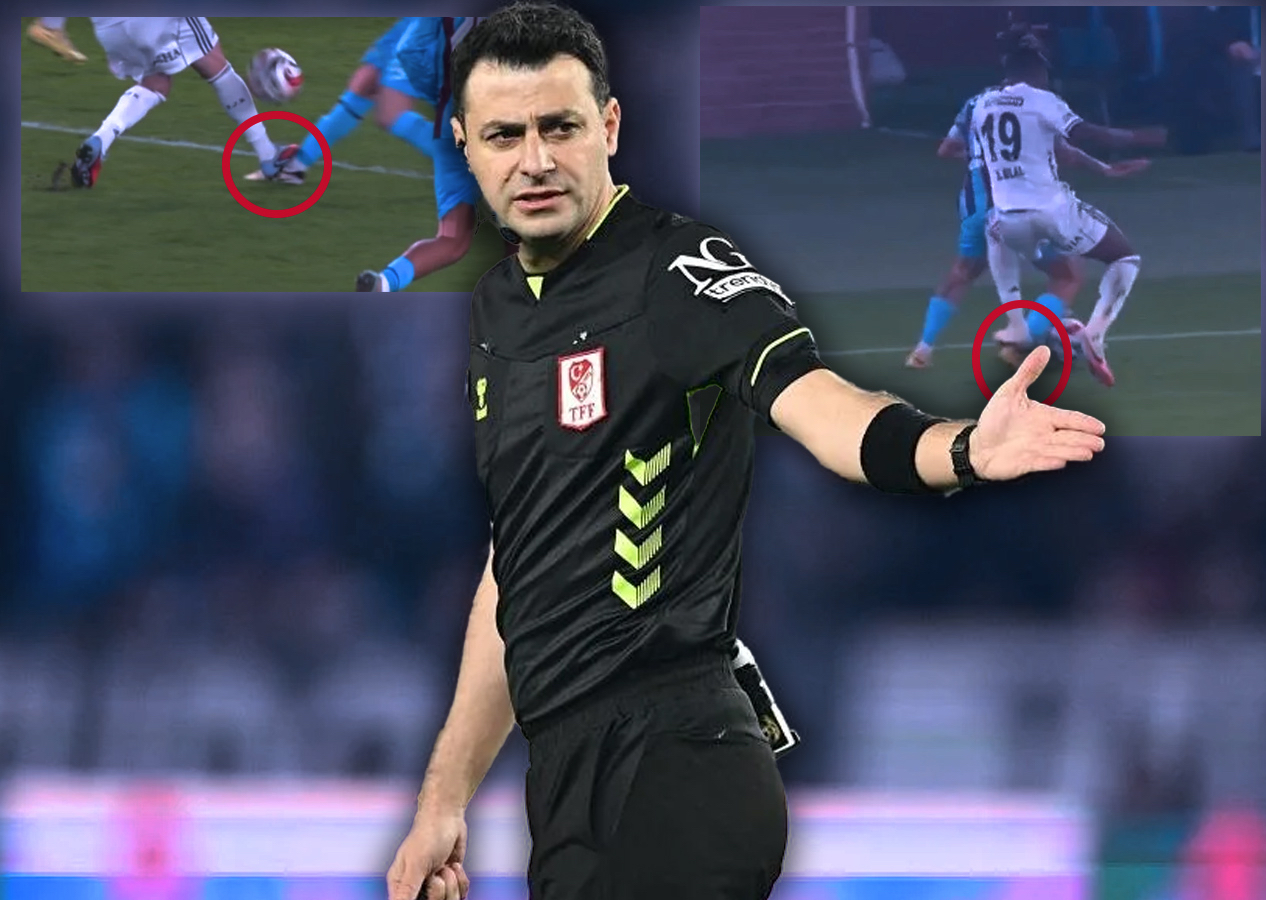 "Hakemler derbide Beşiktaş'ı katletmiş!" Trio programında hakem kararları tek tek incelendi: Kırmızı kart pozisyonunda büyük skandal