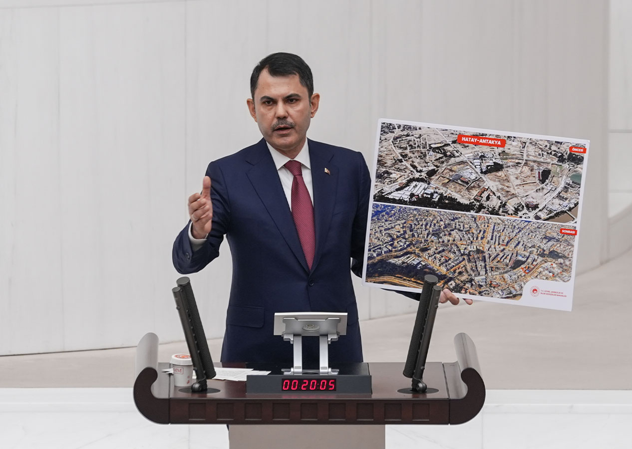 TBMM bütçe görüşmeleri! Bakan Murat Kurum açıklamalarda bulundu: Hatay'ımızda 455 bininci yuvamızın anahtarlarını teslim edeceğiz