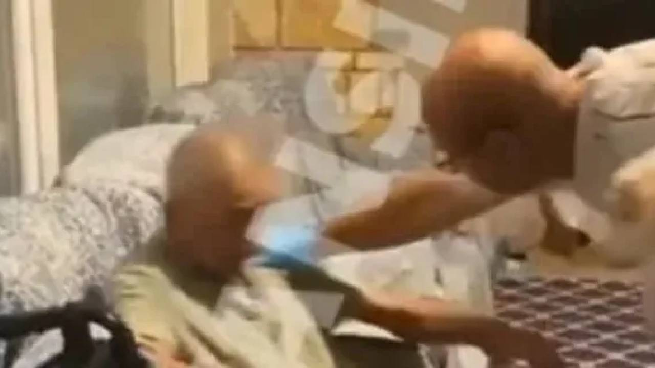 Huzurevinde dehşet! Yaşlı adama şiddet kamerada, Bakanlık düğmeye bastı