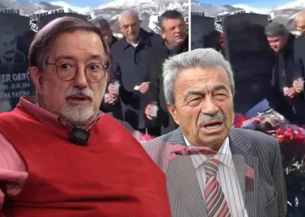 Murat Bardakçı’dan dikkat çeken yazı: Özgür Özel ve Veli Ağbaba’nın mezar başındaki görüntüsünü “Ayyaşlar Bayramı”na benzetti