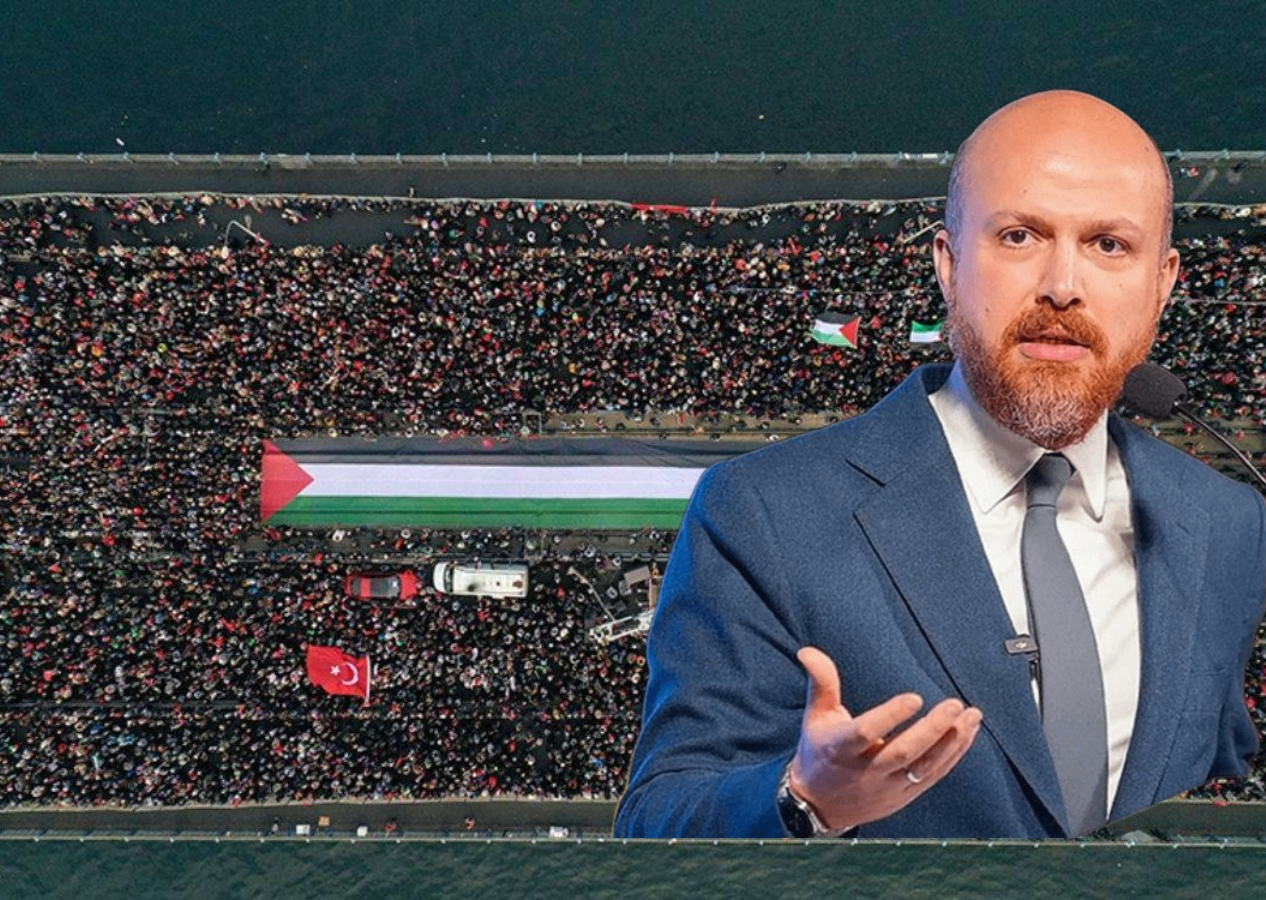 Bilal Erdoğan'dan vicdani çağrı: 1 Ocak sabahı Galata Köprüsü'nde Filistin için bir araya geleceğiz!