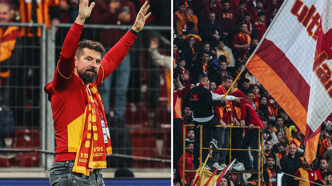 Milan Baros, Galatasaray tribününde