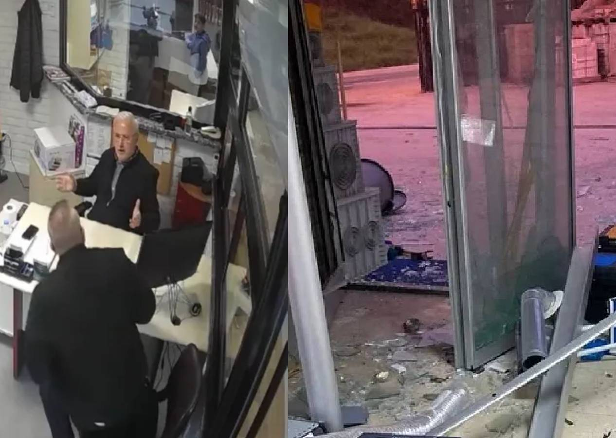 Seni havaya uçuracağız dediler... Oğlunun borcu yüzünden babanın dükkânını patlattılar: Şile'de dehşet anları