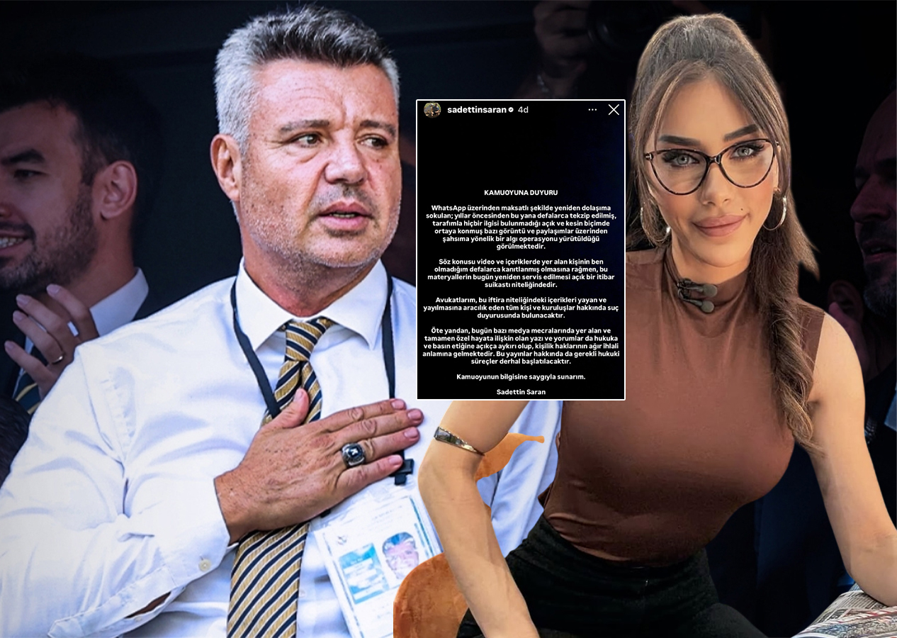 Sadettin Saran'dan açıklama geldi