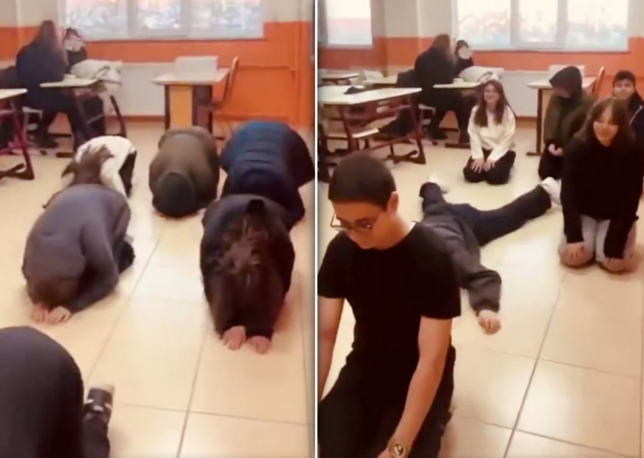 Okullara sıçrayan TikTok akımı infial yarattı! Namazla alay görüntüleri gündemde... “Bu özgürlük değil..."