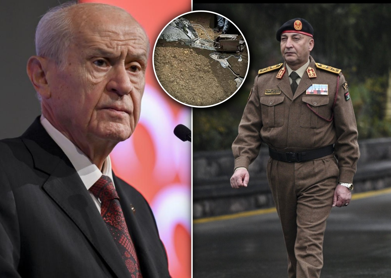 Devlet Bahçeli’den düşen Libya uçağına ilişkin dikkat çeken mesaj: Hem düşündürücü hem ziyadesiyle üzücü