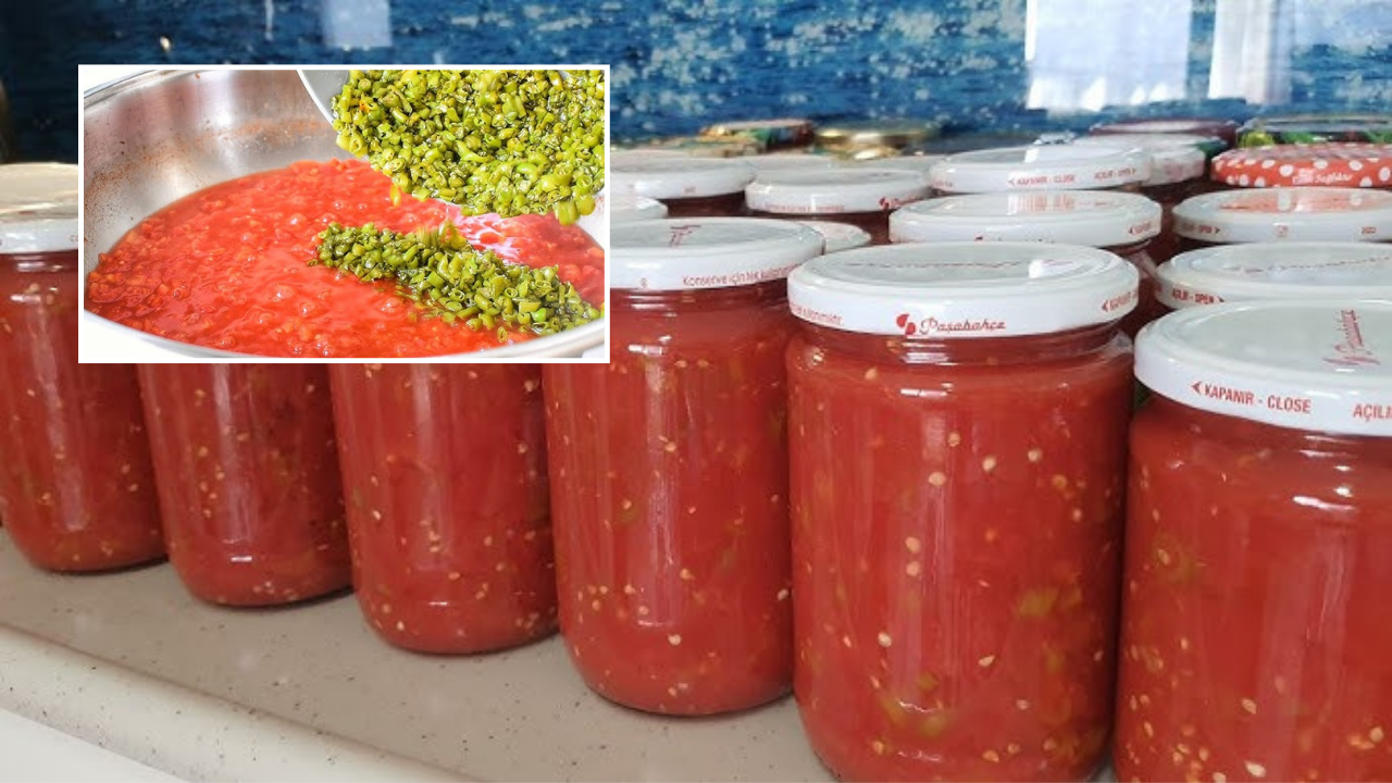 Kışlık konserve menemen yapımı! Püf noktalarıyla evde kışlık konserve menemen tarifi