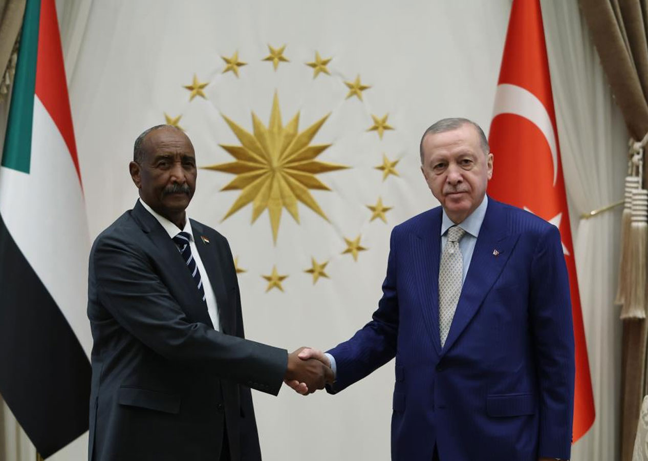 Cumhurbaşkanı Erdoğan, Sudan Egemenlik Konseyi Başkanı el Burhan ile görüştü