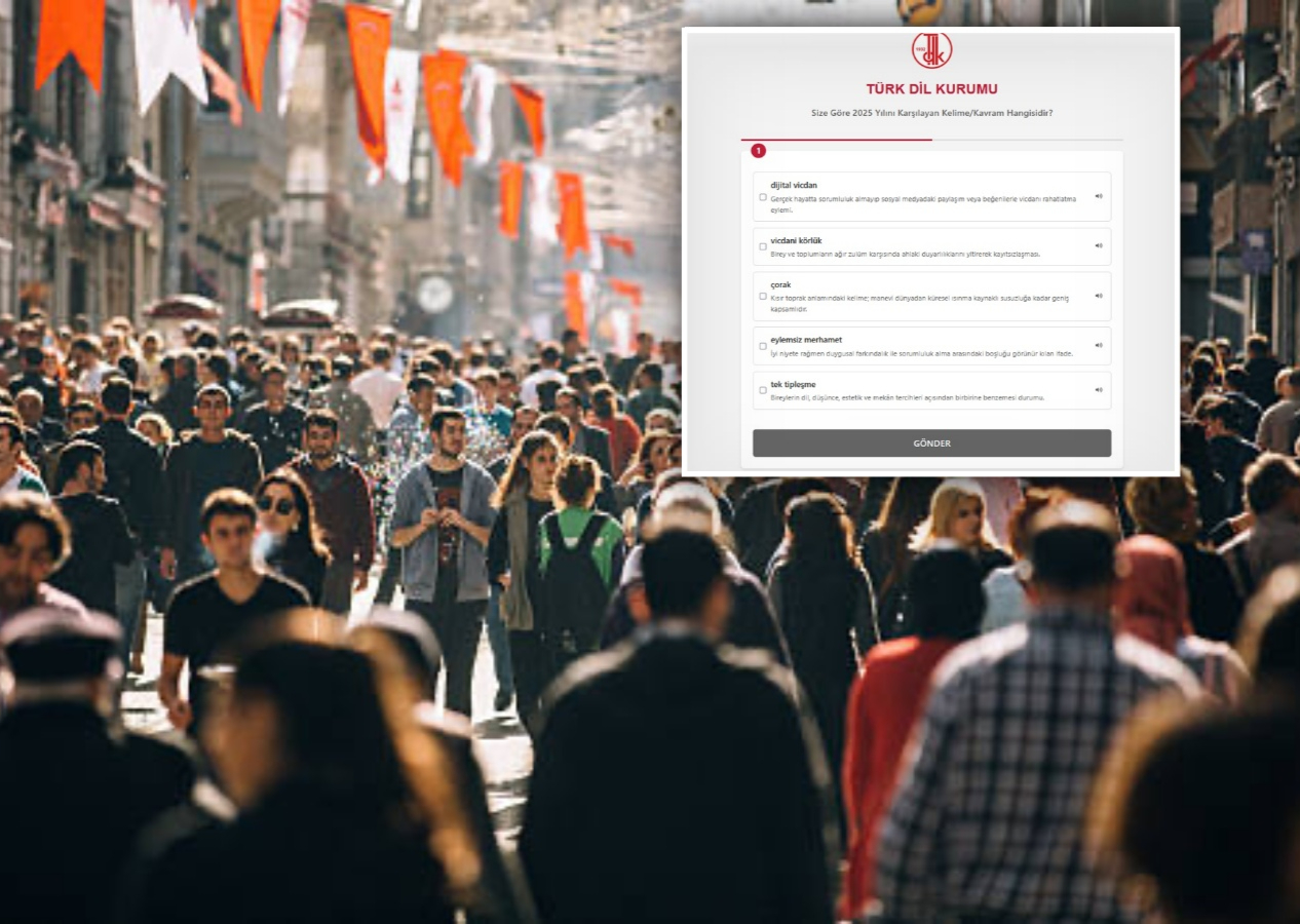 Yarın son gün! TDK’den “2025’in kelimesi/kavramı” oylaması: Dijital vicdan mı, vicdani körlük mü? 5 kavram halkın oyuna sunuldu...