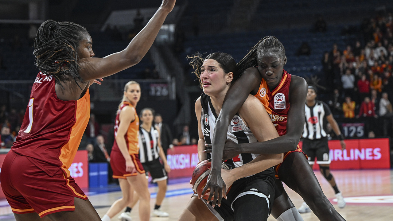 Kadınlar basketbolda derbinin galibi Galatasaray