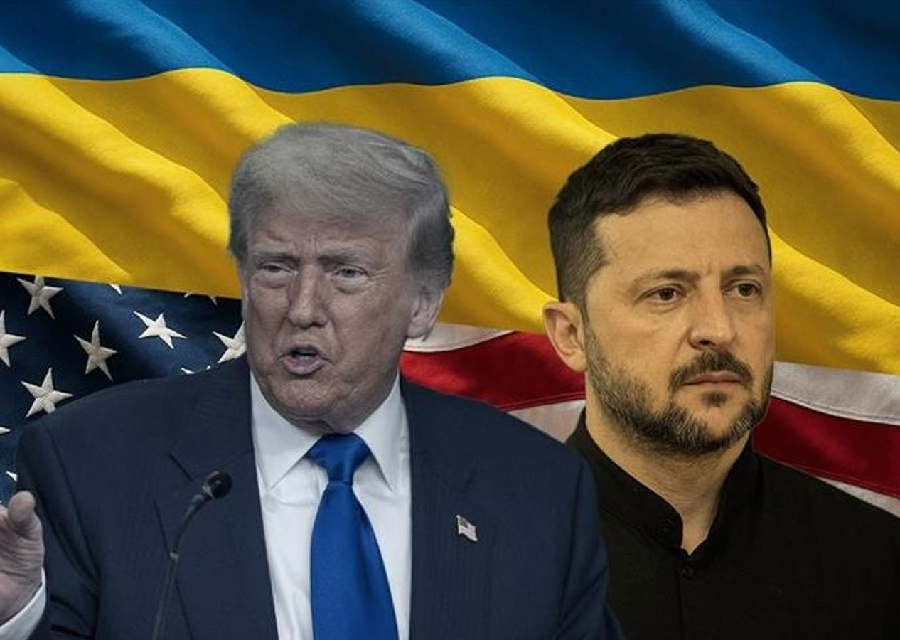 Tarihi zirve! Trump, Zelenskiy ile barış görüşmeleri için buluştu