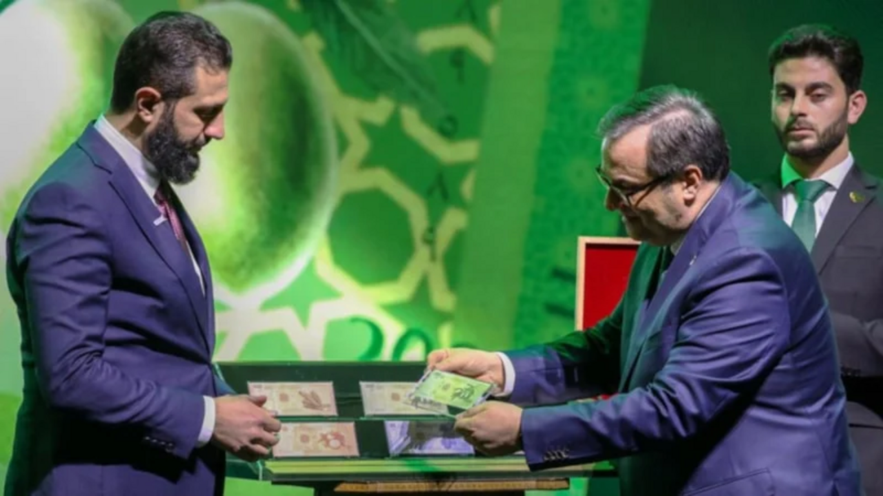 Suriye, Cumhurbaşkanı Ahmed Şara'nın katılımı ile yeni banknotlarını tanıttı