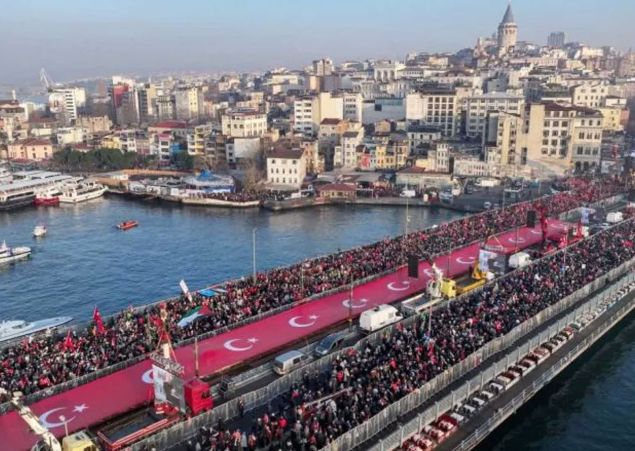 Dört büyükten Gazze çağrısı: 1 Ocak sabahı Galata Köprüsü’nde buluşuyoruz