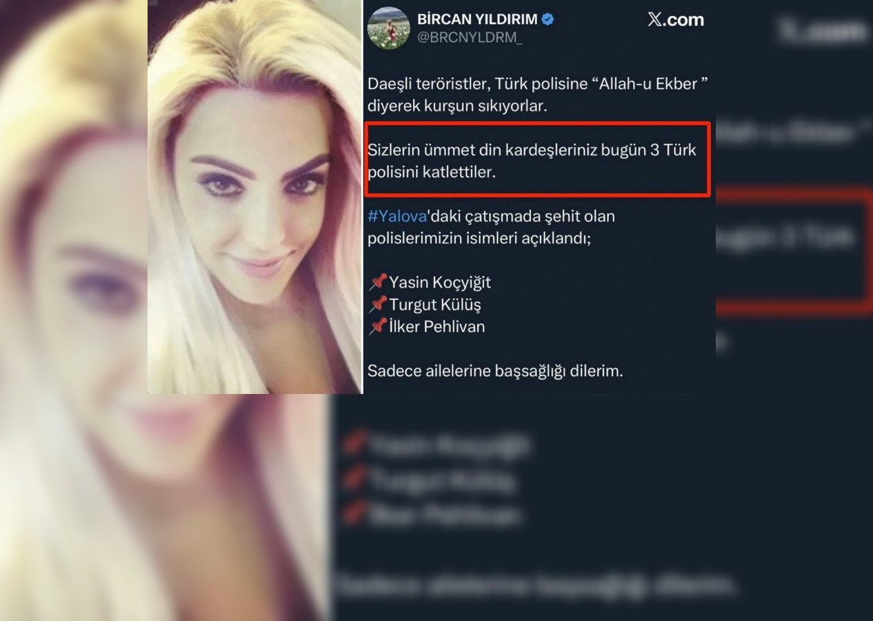 Bu kaçıncı provokasyon? DEAŞ paylaşımı bardağı taşırdı: Bircan Yıldırım’a “tutuklansın” çağrısı, geçmiş provokasyonlar tek tek ortaya döküldü!