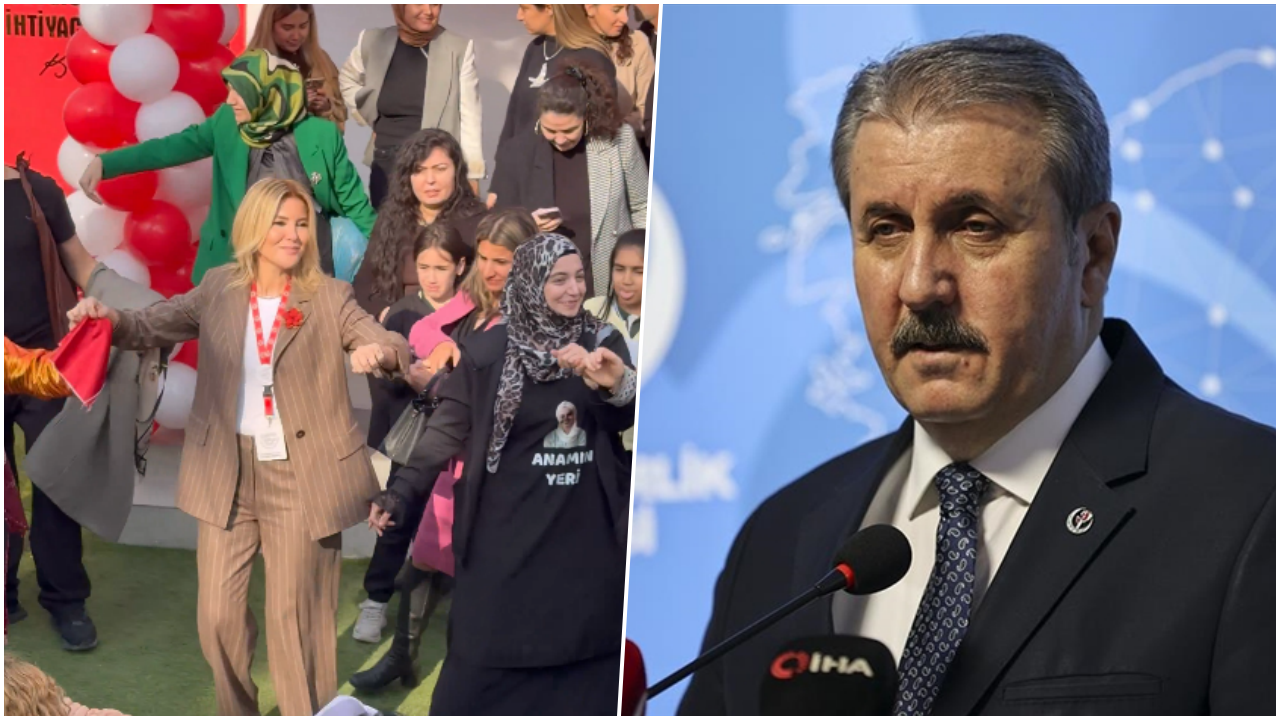 BBP Genel Başkanı Mustafa Destici ile Gülben Ergen birbirine girdi! Halay polemiği mahkeme koridorlarına taşındı: Kin değil avukat tutuyorum