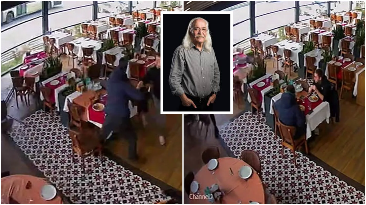 Sanatçı Cahit Berkay'ın korku dolu anları! Direksiyon hakimiyetini kaybetti, aracıyla restorana daldı