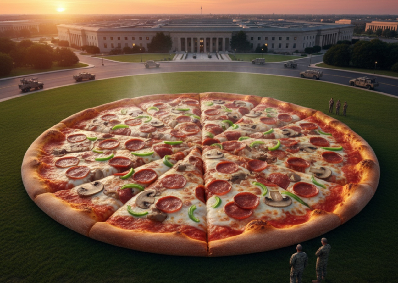 Tesadüf mü, işaret mi? Pentagon Pizza Teorisi yeniden gündemde: Venezuela krizi sonrası siparişler patladı!