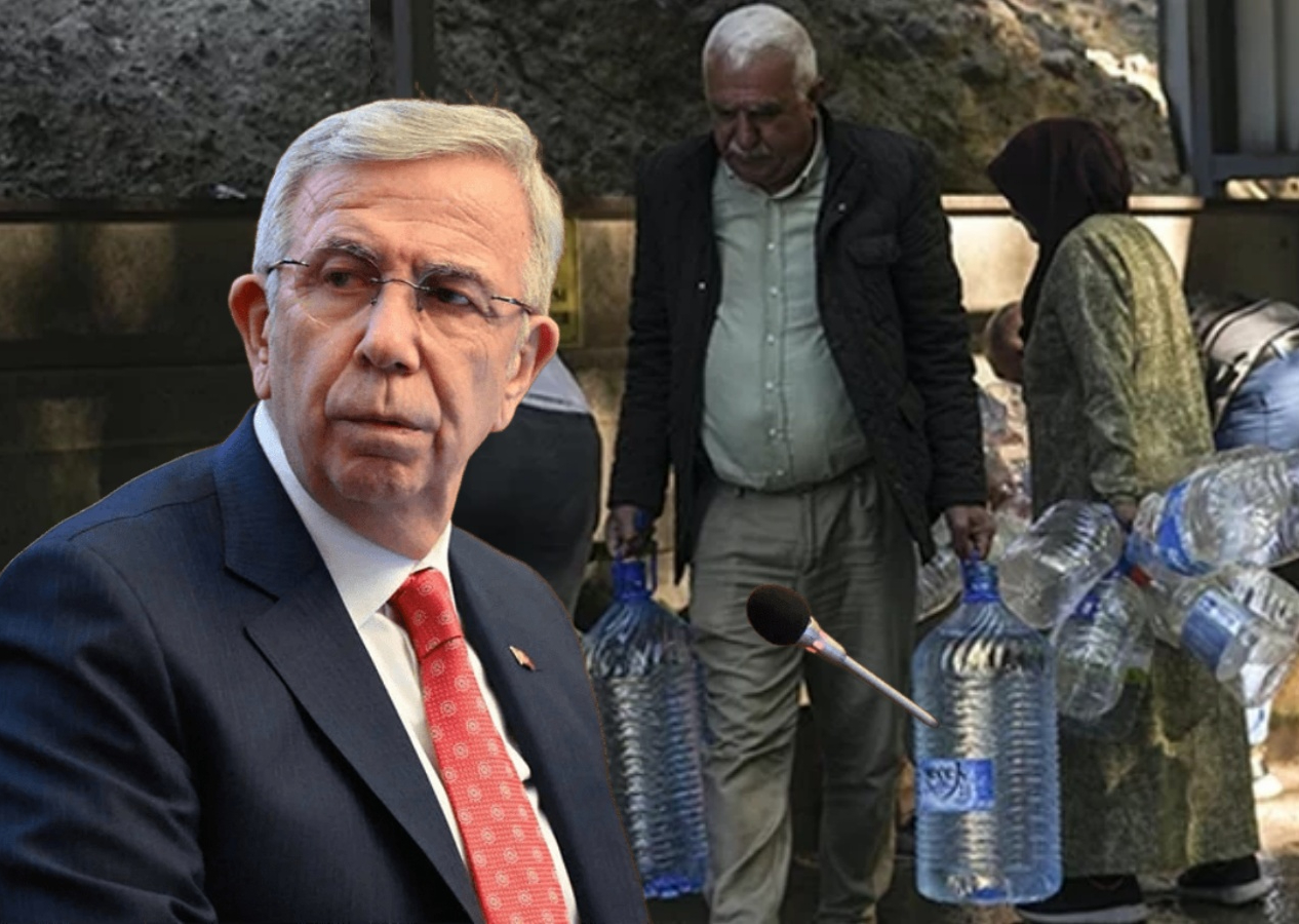 Ankara’da su çilesi çığrından çıktı! Vatandaş çeşmelerden su taşıyor... Mansur Yavaş neden hala sessiz?