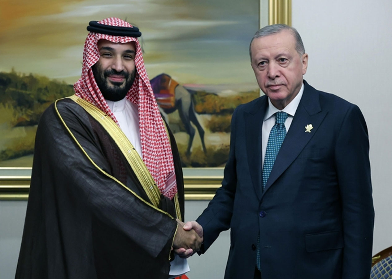 Cumhurbaşkanı Erdoğan, Suudi Arabistan Veliaht Prensi Selman ile görüştü