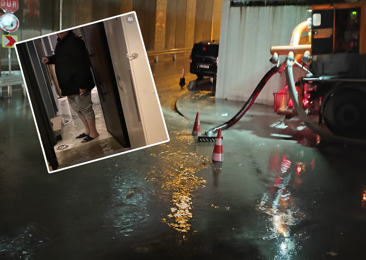 Sağanak yağmur İstanbul'da hayatı felç etti